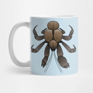 Coconut crab cartoon illustration Mug